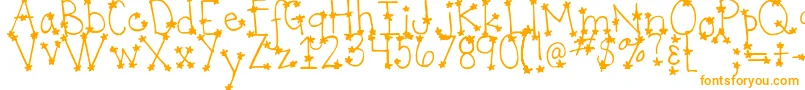 fuente DjbItsFullOfStars – Fuentes Naranjas Sobre Fondo Blanco