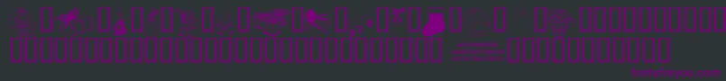 More about KrChristmasJewels20052 Font KrChristmasJewels20052 Font – Purple Fonts on Black Background