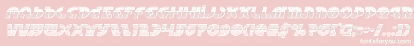 Questlokchromeital Font – White Fonts on Pink Background