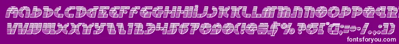 Questlokchromeital Font – White Fonts on Purple Background