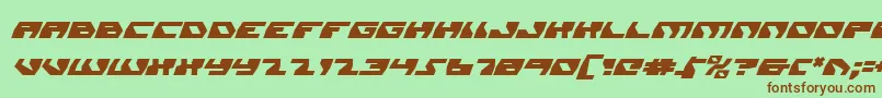 Daedalusi Font – Brown Fonts on Green Background