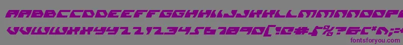 Daedalusi Font – Purple Fonts on Gray Background