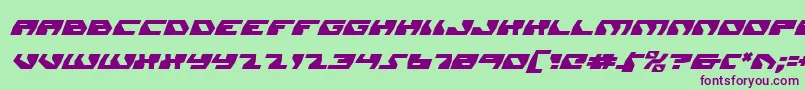 Daedalusi Font – Purple Fonts on Green Background