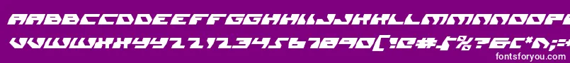 Daedalusi Font – White Fonts on Purple Background