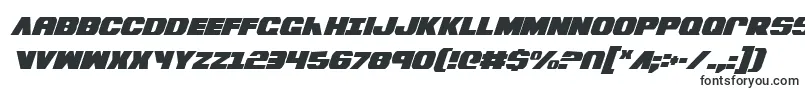 Шрифт BummerCondensedItalic – основные шрифты