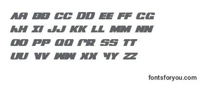 BummerCondensedItalic Font