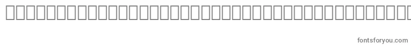 MedinaLtBtBold-fontti – harmaat kirjasimet valkoisella taustalla