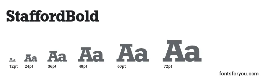 StaffordBold Font Sizes
