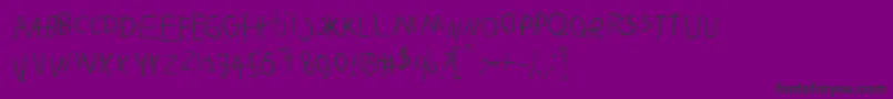 Betelgeuse Font – Black Fonts on Purple Background