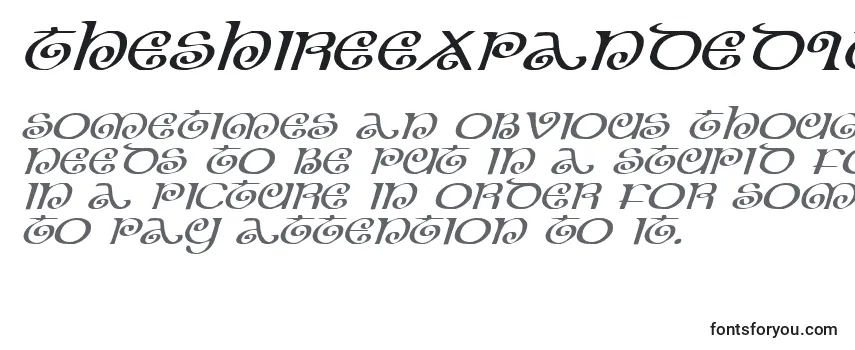 TheShireExpandedItalic-fontti
