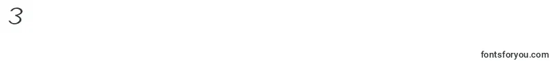 フォントMemo – フォント数字3