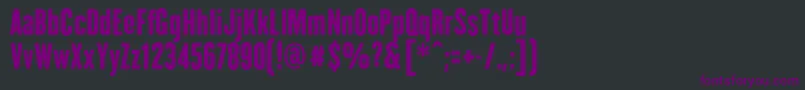 H.H.SamuelFontDefharo Font – Purple Fonts on Black Background