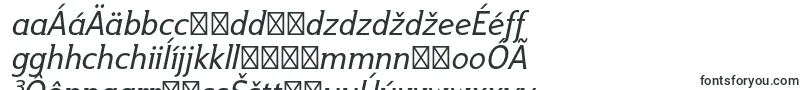 Шрифт IkariusadfstdItalic – словацкие шрифты