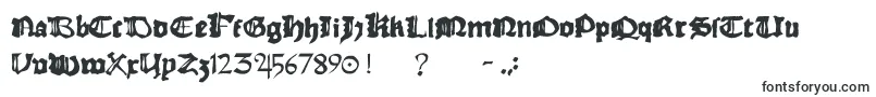Шрифт Rhymechronicle1494 – неофициальные шрифты