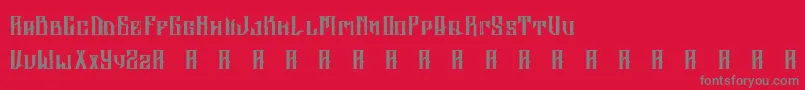 AltrashedBroken Font – Gray Fonts on Red Background