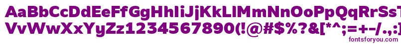 AminoBlack Font – Purple Fonts
