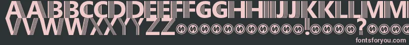SideEffectsPersonalUseOnly Font – Pink Fonts on Black Background