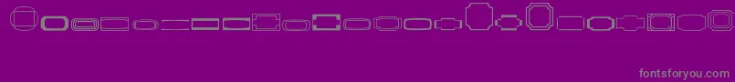 Police Borders1 – polices grises sur fond violet