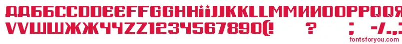 RussianSpring Font – Red Fonts on White Background