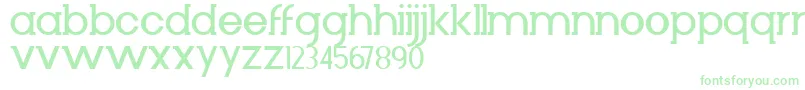 Diminuto Font – Green Fonts on White Background