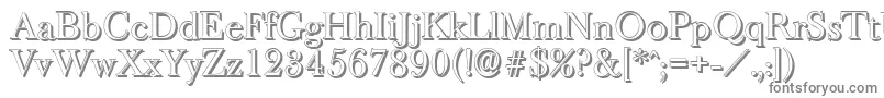 BaskeroldshadowRegular Font – Gray Fonts