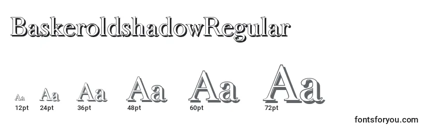 BaskeroldshadowRegular Font Sizes