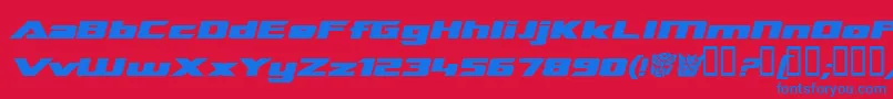 Más sobre la fuente TransroboticsExtendedBoldItalic fuente TransroboticsExtendedBoldItalic – Fuentes Azules Sobre Fondo Rojo