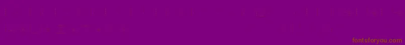 Lisätietoja BackToHeavyCoatFatGroundLinesh-fontista BackToHeavyCoatFatGroundLinesh-fontti – ruskeat fontit violetilla taustalla
