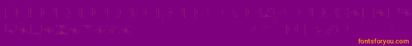 Lisätietoja BackToHeavyCoatFatGroundLinesh-fontista BackToHeavyCoatFatGroundLinesh-fontti – oranssit fontit violetilla taustalla