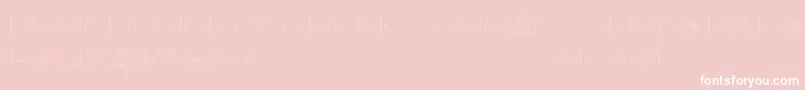 Fonte BackToHeavyCoatFatGroundLinesh – fontes brancas em um fundo rosa