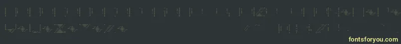BackToHeavyCoatFatGroundLineshフォントについての詳細 フォントBackToHeavyCoatFatGroundLinesh – 黒い背景に黄色の文字