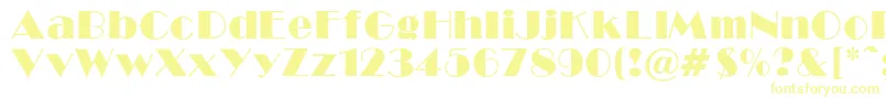 BroadwayNormalRegular Font – Yellow Fonts