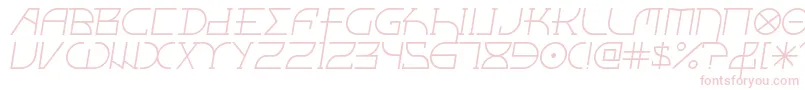 Fontciii Font – Pink Fonts on White Background