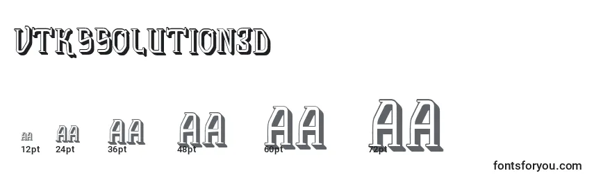 VtksSolution3D Font Sizes
