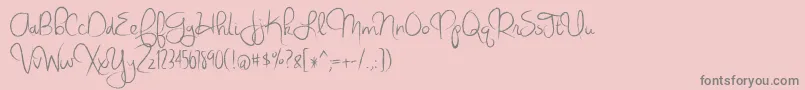 Más sobre la fuente VirginiaSky fuente VirginiaSky – Fuentes Grises Sobre Fondo Rosa