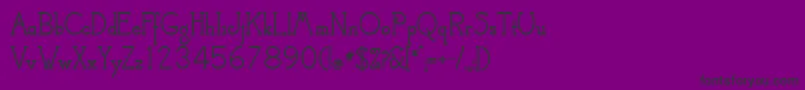 CamelotMfBold Font – Black Fonts on Purple Background