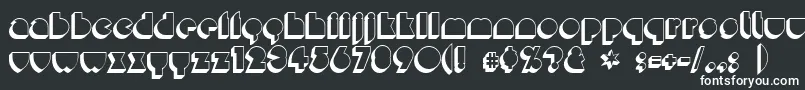 Misirlou ffy Font – White Fonts on Black Background