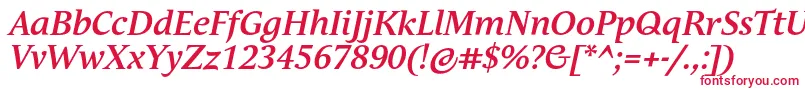 AndulkaBookProBoldItalic Font – Red Fonts