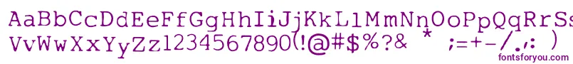 Mytype-fontti – violetit fontit