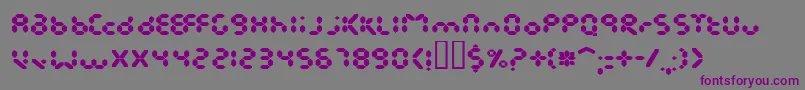EndlessShowroomRegular Font – Purple Fonts on Gray Background