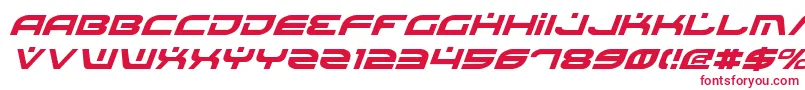 Шрифт BattlefieldItalic – красные шрифты на белом фоне