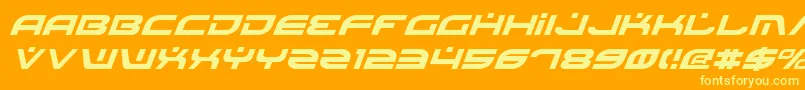 More about BattlefieldItalic Font BattlefieldItalic Font – Yellow Fonts on Orange Background