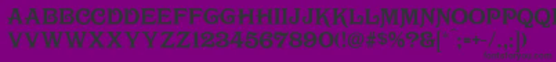 OlympiaDeco Font – Black Fonts on Purple Background