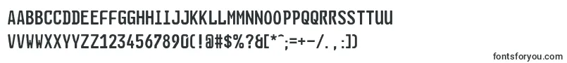 GlNummernschildEng Font – Fonts for Linux