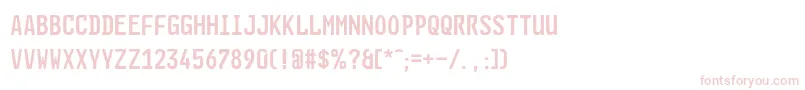 GlNummernschildEng Font – Pink Fonts