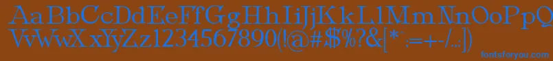 More about MetropolianText Font MetropolianText Font – Blue Fonts on Brown Background