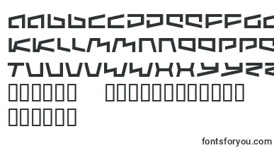 Augmented font – techno Fonts