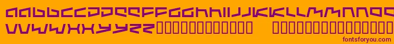 More about Augmented Font Augmented Font – Purple Fonts on Orange Background