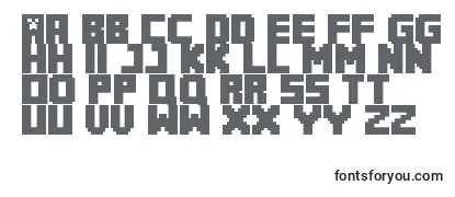 Обзор шрифта Minecrafter3Regular