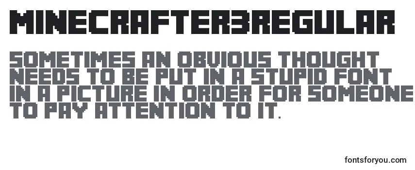Minecrafter3Regular Font